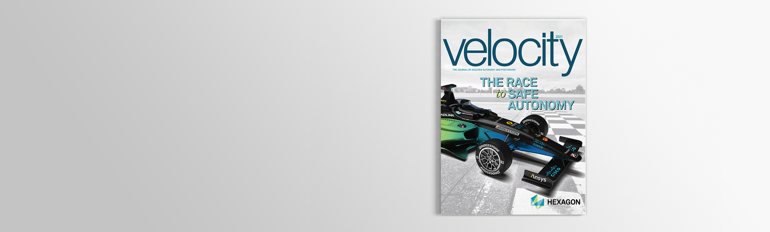 Image of front page of Velocity Magazine 2021